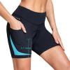 imagebaleaf 4D Padded Bike Shorts Women Cycling Underwear Gel Padding PocketsBlue