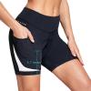 imagebaleaf 4D Padded Bike Shorts Women Cycling Underwear Gel Padding PocketsWhite