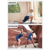 imagebaleaf Freeleaf Womens 8quot High Waist Biker Shorts with Pockets Yoga Running Volleyball Workout Gym Shorts for Summer SpandexGibraltar Sea