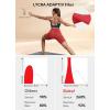 imagebaleaf Freeleaf Womens 8quot High Waist Biker Shorts with Pockets Yoga Running Volleyball Workout Gym Shorts for Summer SpandexLava Falls