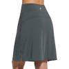 imagebaleaf Womens 20quot Knee Length Golf Skorts Long Athletic Tennis Skirts for Women Active Casual Pockets UV Protection01gray