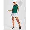 imagebaleaf Womens Golf Shirts Tank Tops Sleeveless Tennis Polo Racerback with Collar Athletic Tanks Quick DryRacerbacksublime Green