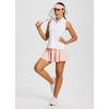 imagebaleaf Womens Golf Shirts Tank Tops Sleeveless Tennis Polo Racerback with Collar Athletic Tanks Quick DryRacerbackwhite