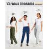 imagebaleaf Womens Hiking Pants Quick Dry Lightweight Water Resistant Elastic Waist Cargo Pants for All Seasons29army Green