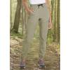 imagebaleaf Womens Hiking Pants Quick Dry Lightweight Water Resistant Elastic Waist Cargo Pants for All Seasons29light Green