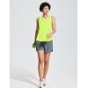 imagebaleaf Womens Workout Tank Tops Athletic Yoga Top Racerback Sleeveless Running Shirts Quick Dry Gym Outdoor UPF5001fluorescent Green
