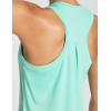 imagebaleaf Womens Workout Tank Tops Athletic Yoga Top Racerback Sleeveless Running Shirts Quick Dry Gym Outdoor UPF5001green