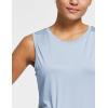 imagebaleaf Workout Tank Tops for Women Sleeveless Running Athletic Loose Fit Yoga Tops Active Shirts Sports Gym ExerciseLight Blue