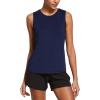 imagebaleaf Workout Tank Tops for Women Sleeveless Running Athletic Loose Fit Yoga Tops Active Shirts Sports Gym ExerciseNavy