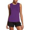 imagebaleaf Workout Tank Tops for Women Sleeveless Running Athletic Loose Fit Yoga Tops Active Shirts Sports Gym ExercisePurple