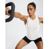 imagebaleaf Workout Tank Tops for Women Sleeveless Running Athletic Loose Fit Yoga Tops Active Shirts Sports Gym ExerciseRacerbackwhite