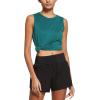 imagebaleaf Workout Tank Tops for Women Sleeveless Running Athletic Loose Fit Yoga Tops Active Shirts Sports Gym ExerciseTeal