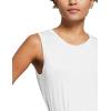 imagebaleaf Workout Tank Tops for Women Sleeveless Running Athletic Loose Fit Yoga Tops Active Shirts Sports Gym ExerciseWhite