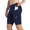 imagebaleaf Mens Padded Bike Shorts Cycling Road Biking Riding Bicycle Cycle Wear Pockets UPF 50 MTB Accessories TightsClassicdark Blue