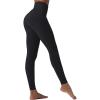 imagebaleaf Sweatleaf Womens High Waisted Leggings 25quot Tummy Control Butt Lifting Yoga Workout Running PantsBlack