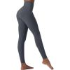 imagebaleaf Sweatleaf Womens High Waisted Leggings 25quot Tummy Control Butt Lifting Yoga Workout Running PantsDark Grey