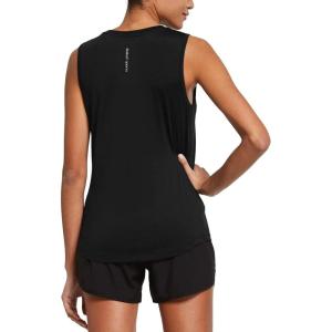 imagebaleaf Workout Tank Tops for Women Sleeveless Running Athletic Loose Fit Yoga Tops Active Shirts Sports Gym ExerciseBlack