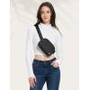 imageBALEAF Fanny Pack for Women Belt Bag Water Resistant Fashion Crossbody Waist Packs Adjustable Strap Black 1LBlack 1L