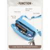 imageBALEAF Fanny Pack for Women Belt Bag Water Resistant Fashion Crossbody Waist Packs Adjustable Strap Black 1LBlue 2L