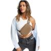 imageBALEAF Fanny Pack for Women Belt Bag Water Resistant Fashion Crossbody Waist Packs Adjustable Strap Black 1LBrown 2L
