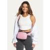 imageBALEAF Fanny Pack for Women Belt Bag Water Resistant Fashion Crossbody Waist Packs Adjustable Strap Black 1LPink 2L