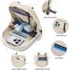 imageBALEAF Small Crossbody Bag Sling Purse for Women Travel Fanny Pack Belt Bags Cross Body 15L BlackBirch White