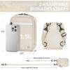 imageBALEAF Small Crossbody Bag Sling Purse for Women Travel Fanny Pack Belt Bags Cross Body 15L BlackBirch White