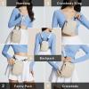 imageBALEAF Small Crossbody Bag Sling Purse for Women Travel Fanny Pack Belt Bags Cross Body 15L BlackBirch White