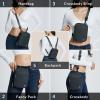 imageBALEAF Small Crossbody Bag Sling Purse for Women Travel Fanny Pack Belt Bags Cross Body 15L BlackGray