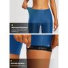 imageBALEAF Womens 4D Padded Bike Shorts Cycling Underwear with Pockets UPF50Blueairide