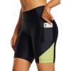 imageBALEAF Womens 4D Padded Bike Shorts Cycling Underwear with Pockets UPF50Greenairide