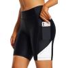imageBALEAF Womens 4D Padded Bike Shorts Cycling Underwear with Pockets UPF50Whiteairide