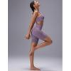 imagebaleaf Freeleaf Broadway Womens High Impact Sports Bra Wirefree Padded Spaghetti Strap Dance Yoga Workout BraPurple