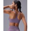 imagebaleaf Freeleaf Broadway Womens High Impact Sports Bra Wirefree Padded Spaghetti Strap Dance Yoga Workout BraPurple