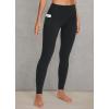 imagebaleaf Freeleaf Womens 78 Yoga Leggings with Pockets High Waisted 27quot Workout Lounge Leggings Cozy Soft Athletic PantsBlack