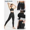 imagebaleaf Freeleaf Womens 78 Yoga Leggings with Pockets High Waisted 27quot Workout Lounge Leggings Cozy Soft Athletic PantsBlack
