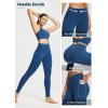 imagebaleaf Freeleaf Womens 78 Yoga Leggings with Pockets High Waisted 27quot Workout Lounge Leggings Cozy Soft Athletic PantsGibraltar Sea