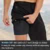 imagebaleaf Mens 4D Padded Bike Shorts Cycling Underwear with Padding Road Biking MTB Liner Shorts Bicycle GearMeshblack47