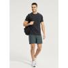 imagebaleaf Mens 5quot Running Shorts with Liner 2 in 1 Workout Shorts with Zipper Pocket Quick Dry Athletic Gym SportsGrey