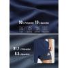 imagebaleaf Mens 5quot Running Shorts with Liner 2 in 1 Workout Shorts with Zipper Pocket Quick Dry Athletic Gym SportsNavy