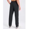 imagebaleaf Mens Athletic Pants with Zipper Pockets Lightweight Quick Dry Tapered Sweatpants for Track Workout Running JoggingBlack