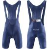 imagebaleaf Mens Cycling Bib Shorts 4D Padded Road Bike Cycling Bibs Biking Bicycle Shorts Gel Pockets UPF50Ablue