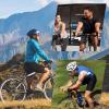 imagebaleaf Mens Cycling Bib Shorts 4D Padded Road Bike Cycling Bibs Biking Bicycle Shorts Gel Pockets UPF50Ablue