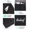 imagebaleaf Mens Cycling Bib Shorts 4D Padded Road Bike Cycling Bibs Biking Bicycle Shorts Gel Pockets UPF50Bblack