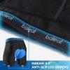 imagebaleaf Mens Cycling Underwear 4D Padded Bike Shorts Pocket Mountain Bike Liner Bicycle GearBlue