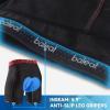 imagebaleaf Mens Cycling Underwear 4D Padded Bike Shorts Pocket Mountain Bike Liner Bicycle GearRed