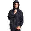 imagebaleaf Mens Light Running Hiking Rain Jacket Waterproof with Hood Windbreaker Pullover Coats Hoodie PackableBlack