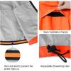 imagebaleaf Mens Rain Jacket Waterproof Windbreaker Raincoat Running Cycling Hiking Gear Hood Lightweight Reflective PackableAred