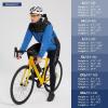 imagebaleaf Mens Rain Jacket Waterproof Windbreaker Raincoat Running Cycling Hiking Gear Hood Lightweight Reflective PackableBblue Black