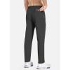 imagebaleaf Mens Running Pants Elastic Waist Lightweight Jogging Stretch Golf Workout Pants with Zipper PocketsBlack